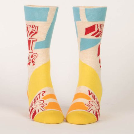What'd I Do? Men's Socks- front view