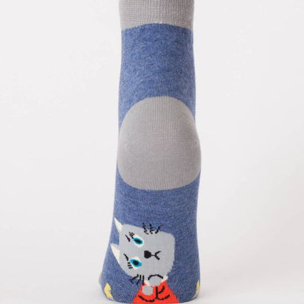 The Universe Is Kind of a Dick Ankle Socks- single sock back view