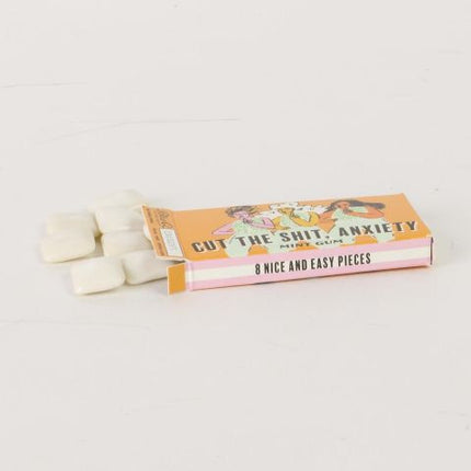 Cut the Shit, Anxiety Gum- open package