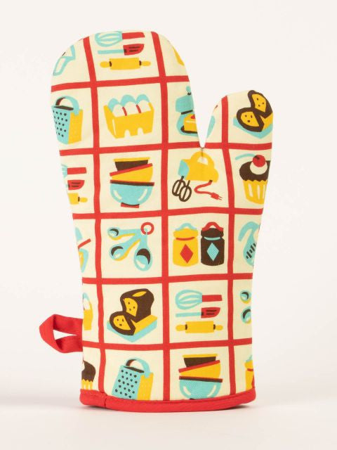 Baked Greats Oven Mitt- back view