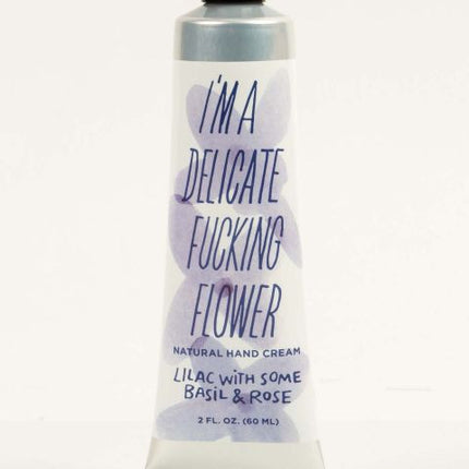 DFF Hand Cream- Lilac with Basil & Rose- front view