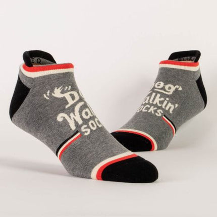 Dog Walkin' Sneaker Socks L/XL- on foot view