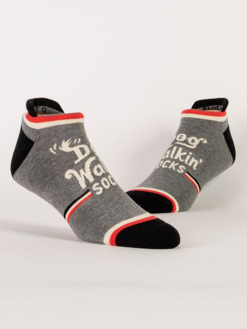 Dog Walkin' Sneaker Socks L/XL- on foot view
