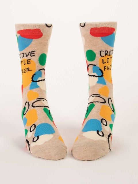Creative Little Fucker Men's Socks- front view