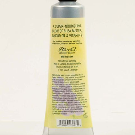 DFF Hand Cream- Lavender with Lemon- back view
