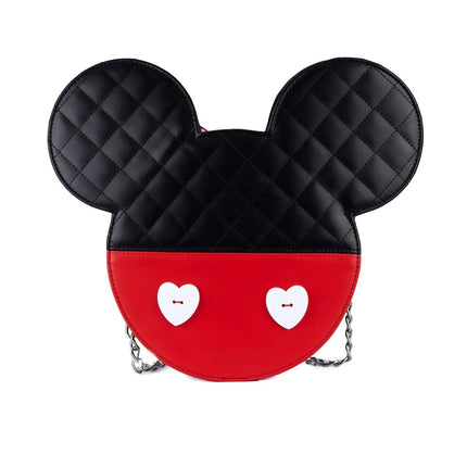 Mickey And Minnie Valentines Reversible Crossbody Bag- Mickey side