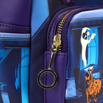 Scooby Doo Monster Chase Glow In The Dark Mini Backpack- zipper charm