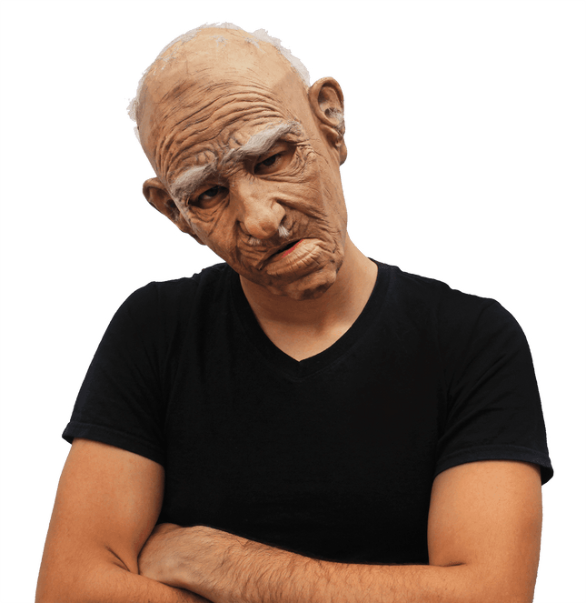 Patriarca Old Man Mask- worn by model