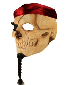 Pirate Skull Mask- angled view