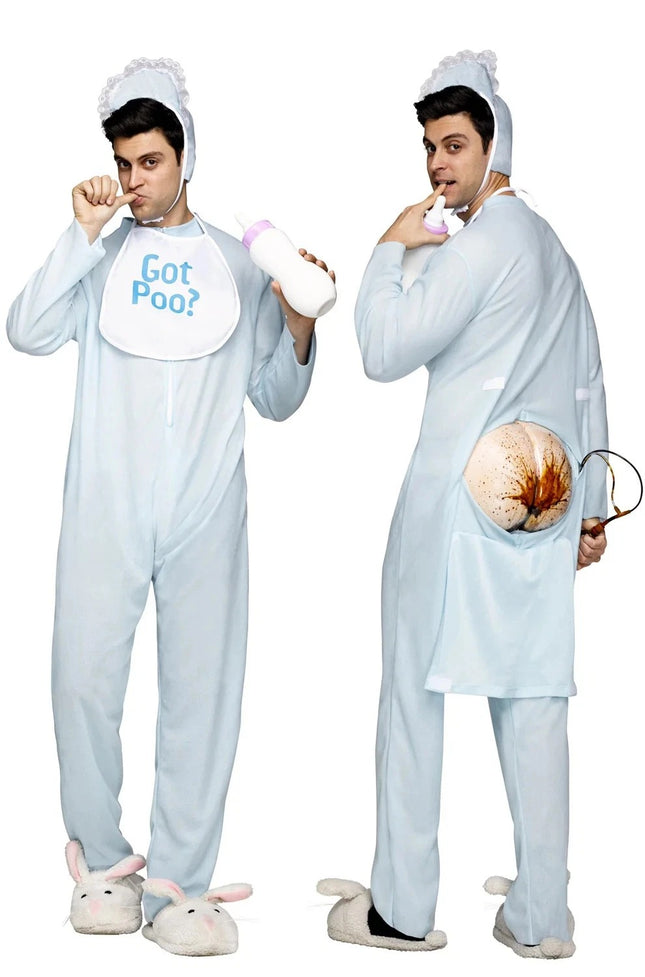 Fun World Poopie Jammies Adult Costume Adult Standard Size