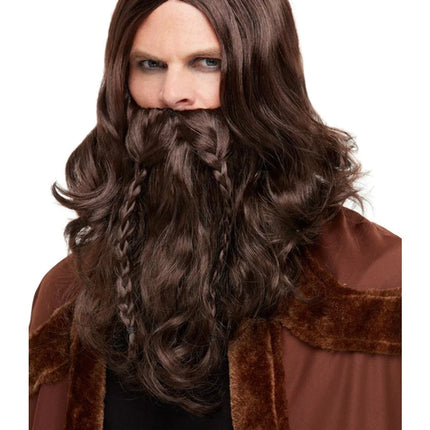 Viking Barbarian Wig & Beard