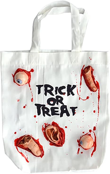 3D Halloween Body Part Tote Bag
