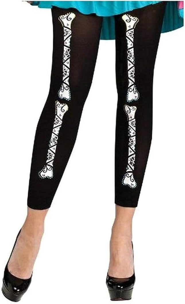 Day of the Dead Footless Tights