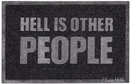 Hell Is Other People Welcome Mat ~