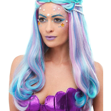 Multi-Colored Mermaid Wig