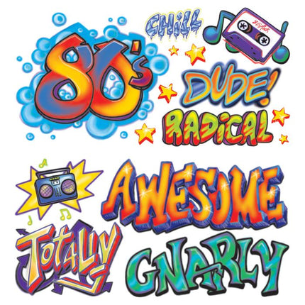 '80s Graffiti Props