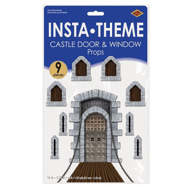 Castle Door and Window Props- package
