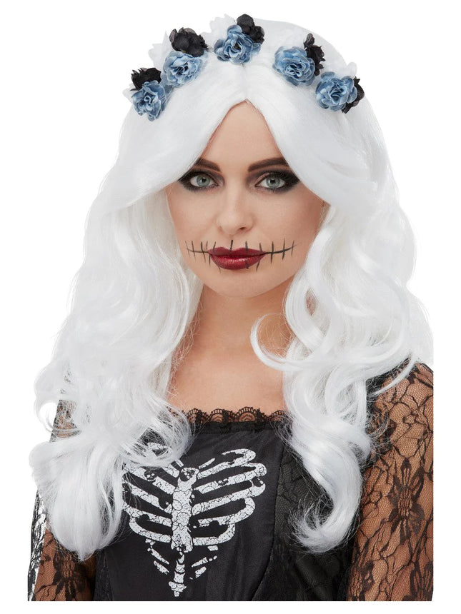 White Day of The Dead Wig