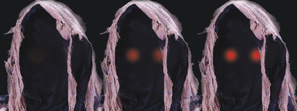 Light-Up Gauze Zombie Costume- light up eyes