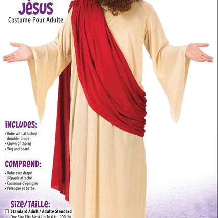 Jesus Adult Costume- packaging