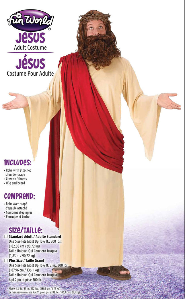 Jesus Adult Costume- packaging