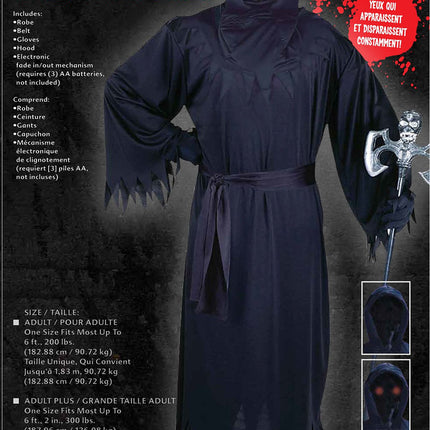 Fade In/Out Unknown Phantom Costume- packaging