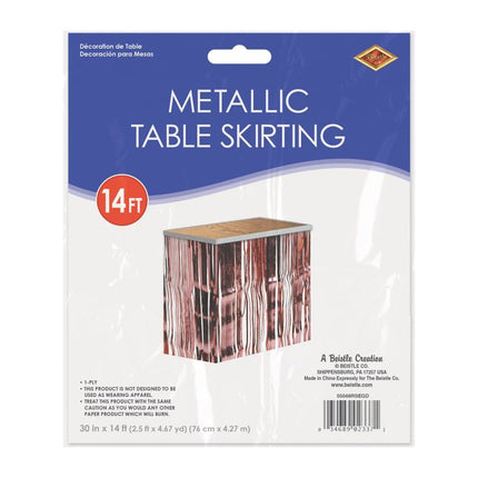 Metallic Table Skirting