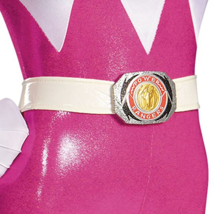 Pink Ranger Bodysuit Costume- torso close up