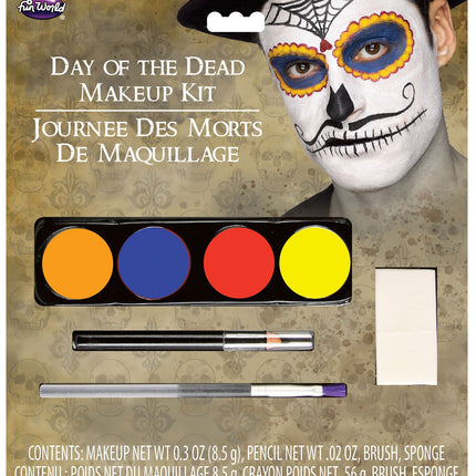 Day of the Dead Makeup Kits- mustache man