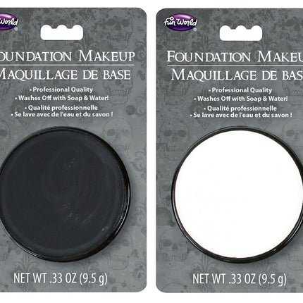 Foundation Makeup- black and white