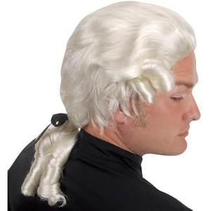 Male Court Wig White