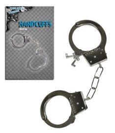 Metal Handcuffs & Key FF