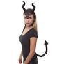 Black Devil Horns and Tail Set
