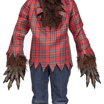 Werewolf Child Costume- brown, front view