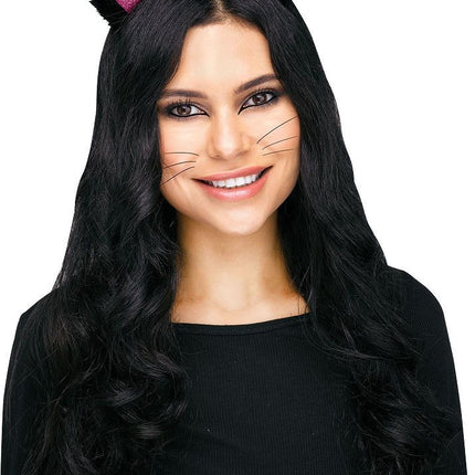 Black & Pink Cat Ears