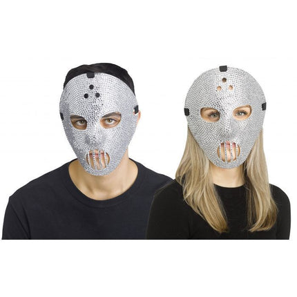 Rhinestone Hockey Mask