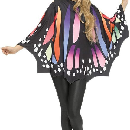 Rainbow Monarch Poncho