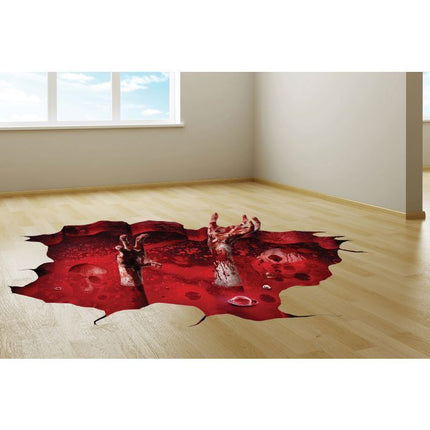 3D Bloody Pit Floor Decor