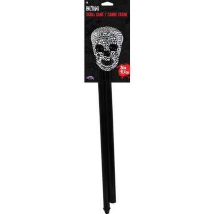 Bling Skull Cane 36"