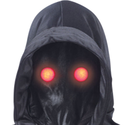 Fade In/Out Unknown Phantom Child Costume- face close up, on