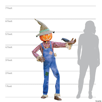 6 ft. Animated Whimsical Scarecrow