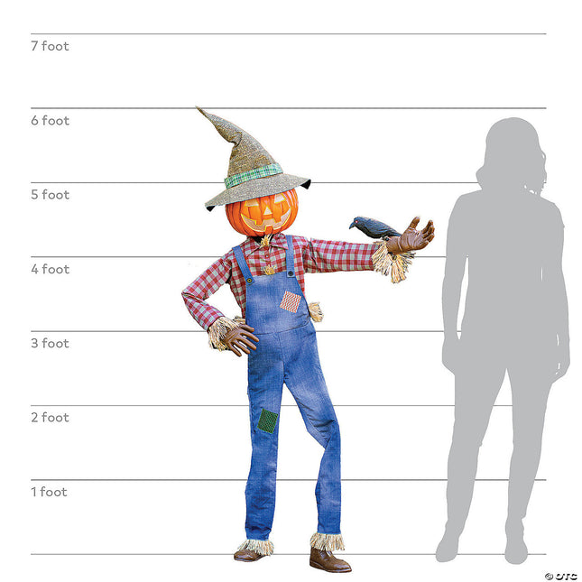 6 ft. Animated Whimsical Scarecrow