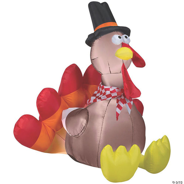 60" Inflatable Turkey Outdoor Decoration