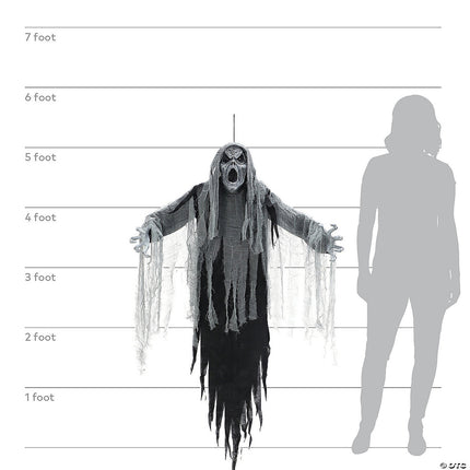 60" Ghostly Howling Phantom- size comparison