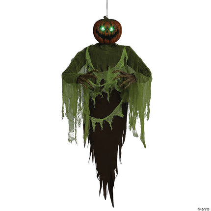 60" Hanging Pumpkin- glowing