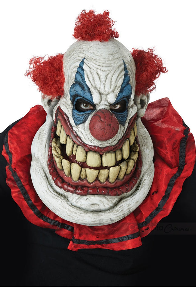 Fatty McClownface Over-Sized Clown Mask with Moving Mouth Closed