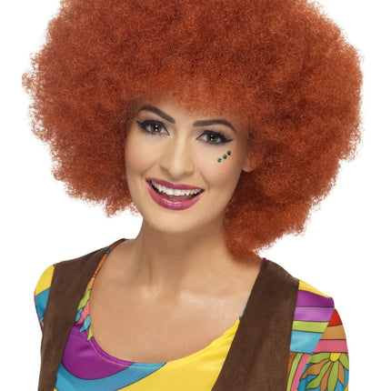 Auburn 60s Afro Wig