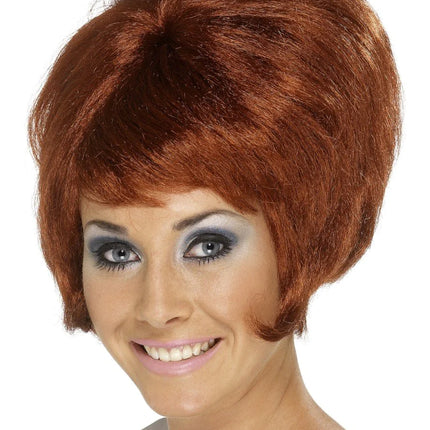 Auburn 60s Beehive Wig