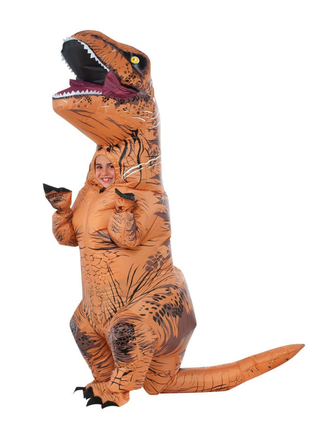 T REX INFLATABLE CHILD Front View