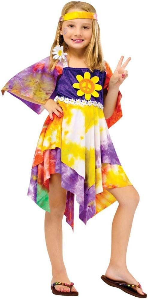 Tie Dye Hippie Child Costume